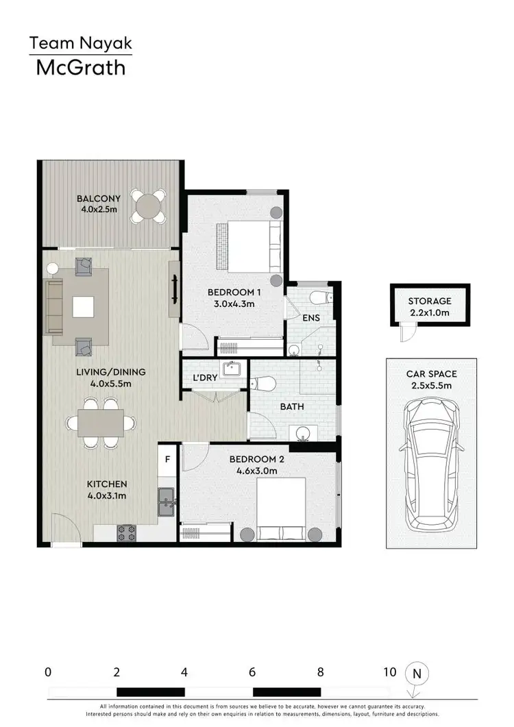 Floorplan of Homely unit listing, 10/8-10 Fraser Street, Westmead NSW 2145