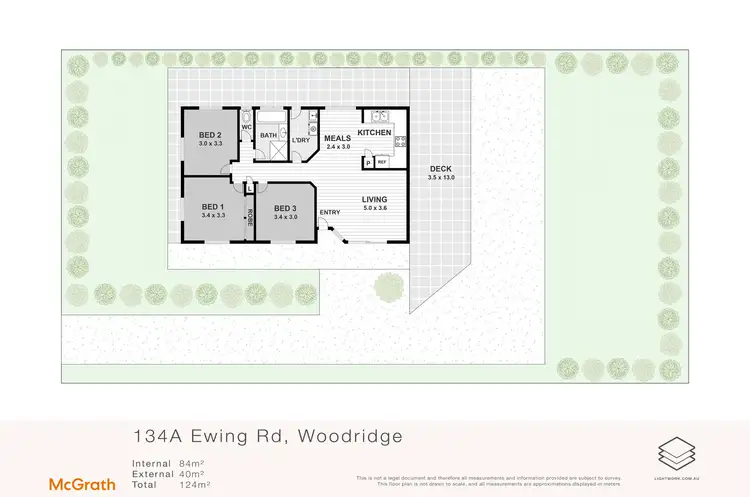 Floorplan of Homely house listing, 134A Ewing Road, Woodridge QLD 4114