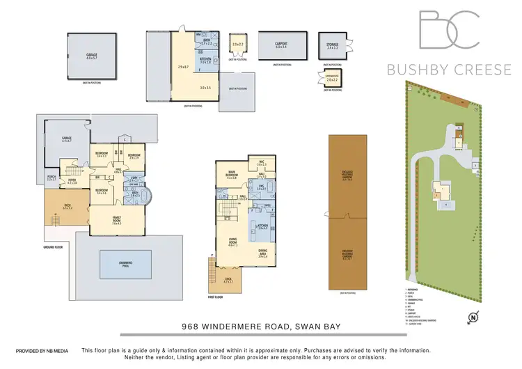 Floorplan of Homely house listing, 968 Windermere Road, Swan Bay TAS 7252
