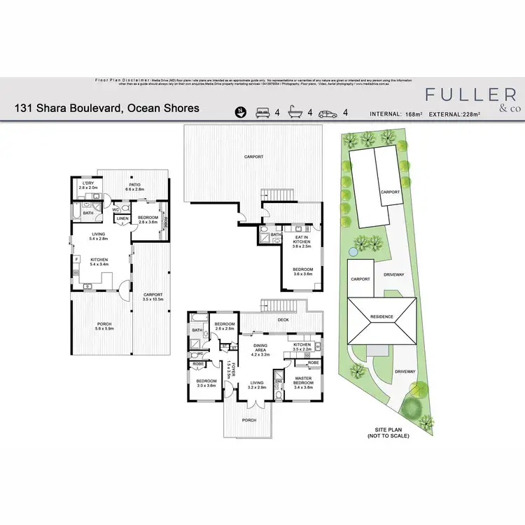 Floorplan of Homely house listing, 131 Shara Boulevard, Ocean Shores NSW 2483