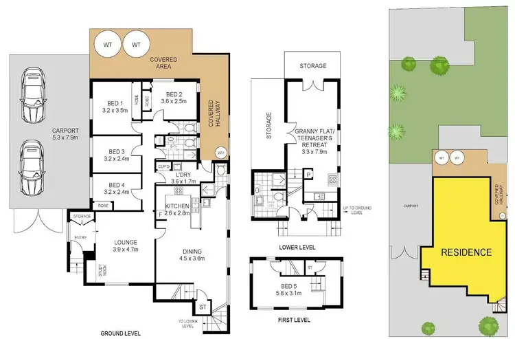 Floorplan of Homely house listing, 13 Cutler Drive, Wyong NSW 2259