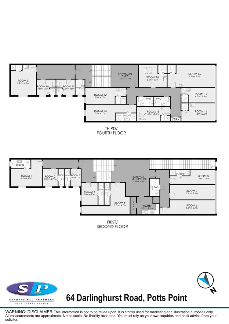 Floorplan of Homely block of units listing, 3/64-64B Darlinghurst Road, Potts Point NSW 2011