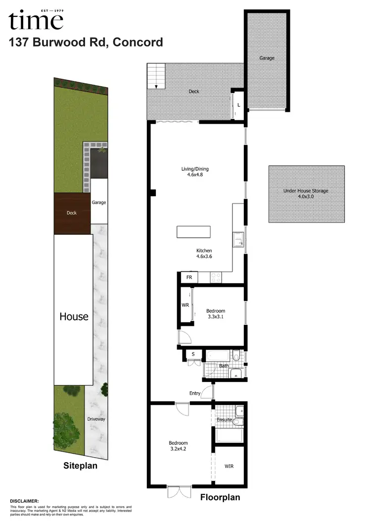 Floorplan of Homely semi-detached listing, 137 Burwood Road, Concord NSW 2137