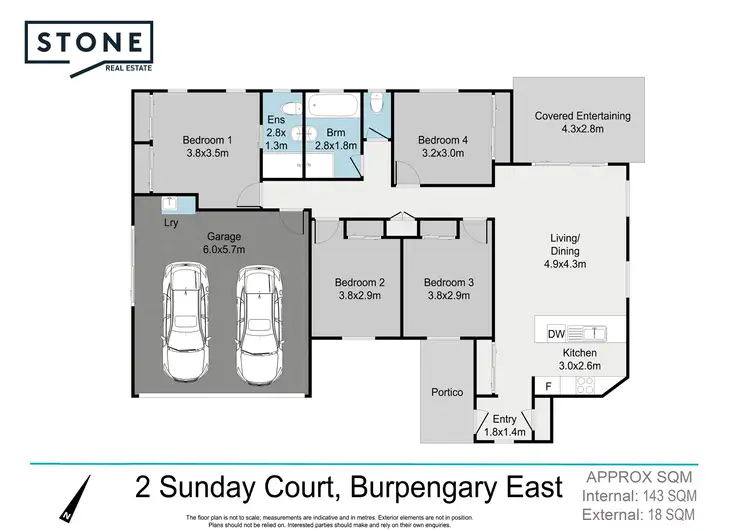 Floorplan of Homely house listing, 2 Sunday Court, Burpengary East QLD 4505
