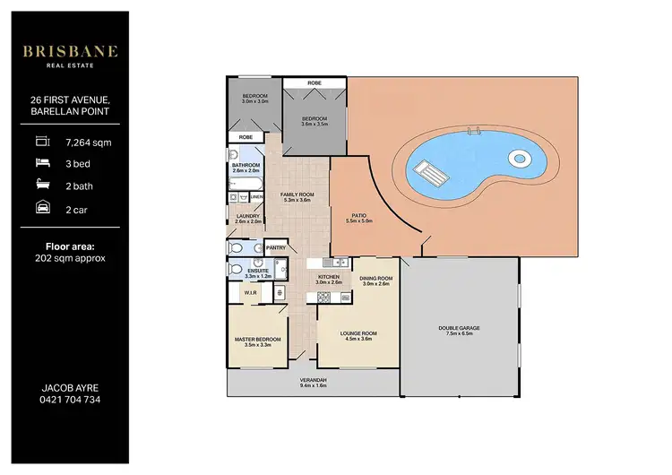 Floorplan of Homely house listing, 26 First Avenue, Barellan Point QLD 4306