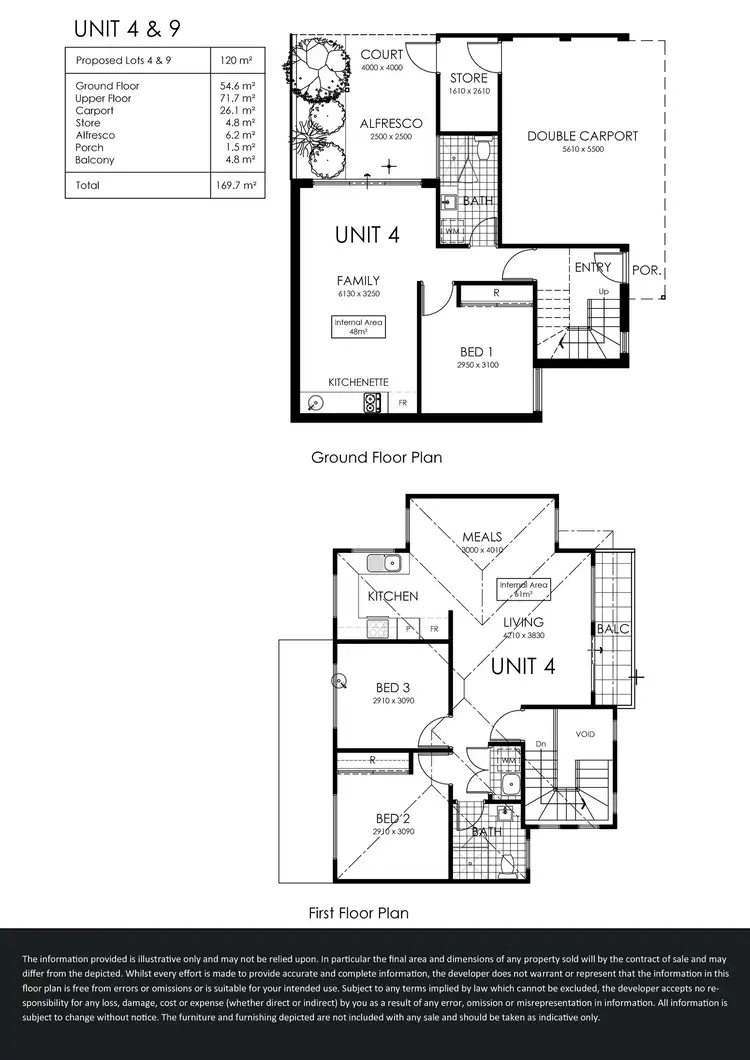 Floorplan of Homely townhouse listing, 9/42 Camberwell Street, Beckenham WA 6107
