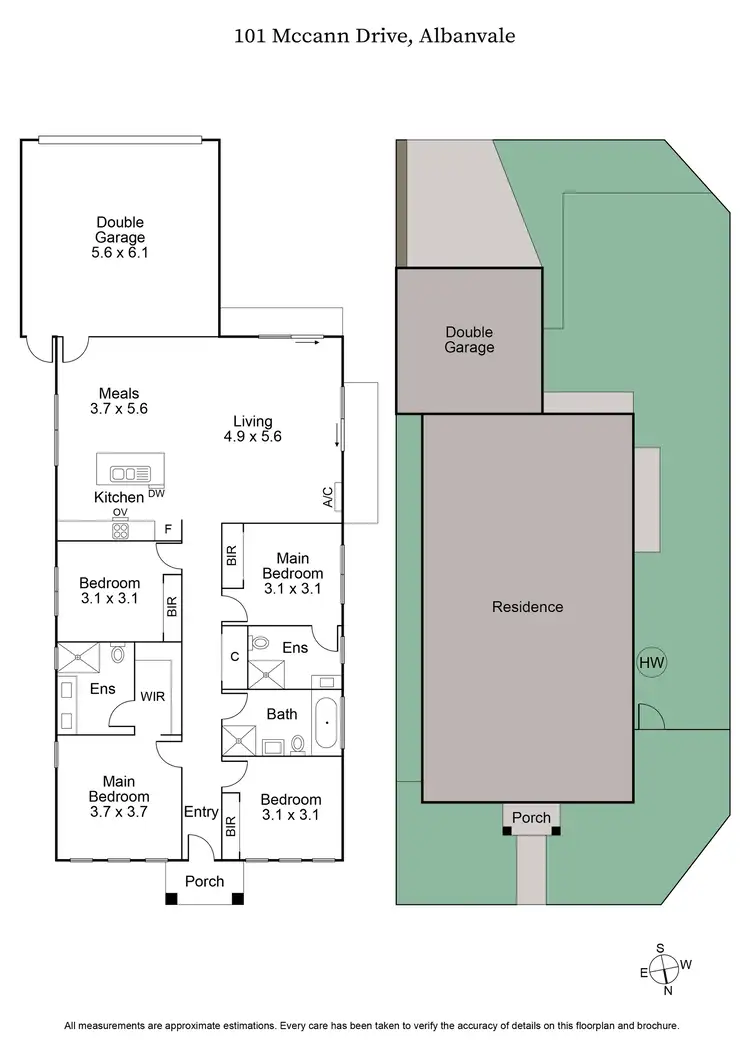 Floorplan of Homely house listing, 101 McCann Drive, Albanvale VIC 3021