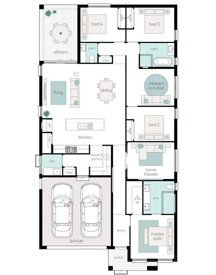 Floorplan of Homely house listing, 84 Frampton Drive, Gilead NSW 2560