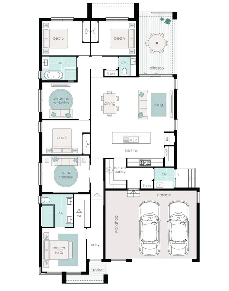 Floorplan of Homely house listing, 17 Bushel Approach, Gilead NSW 2560