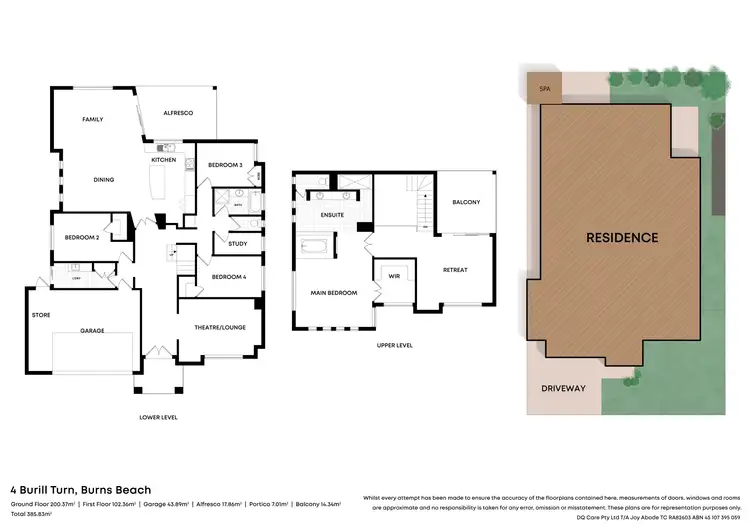 Floorplan of Homely house listing, 4 Burrill Turn, Burns Beach WA 6028