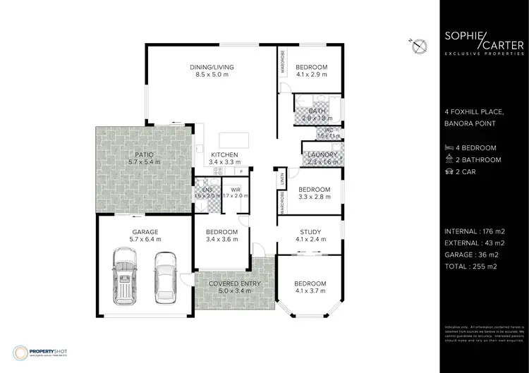 Floorplan of Homely house listing, 4 Foxhill Place, Banora Point NSW 2486