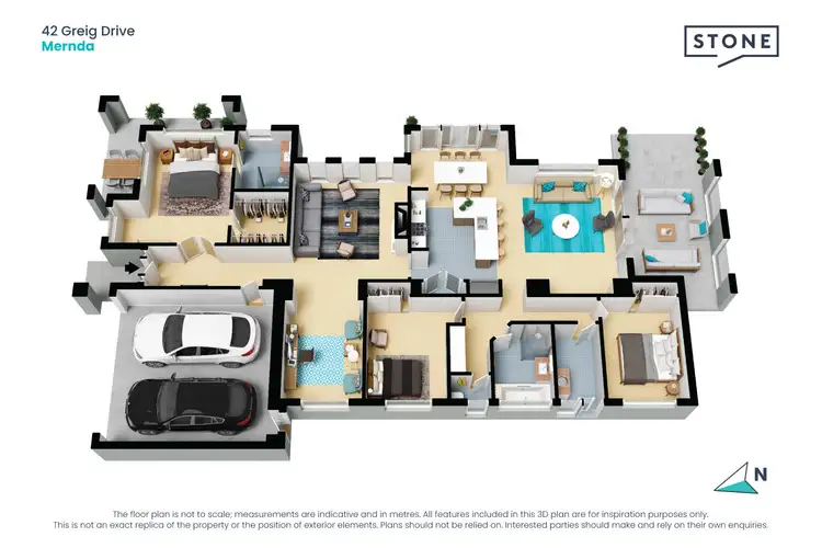 Floorplan of Homely house listing, 42 Greig Drive, Mernda VIC 3754