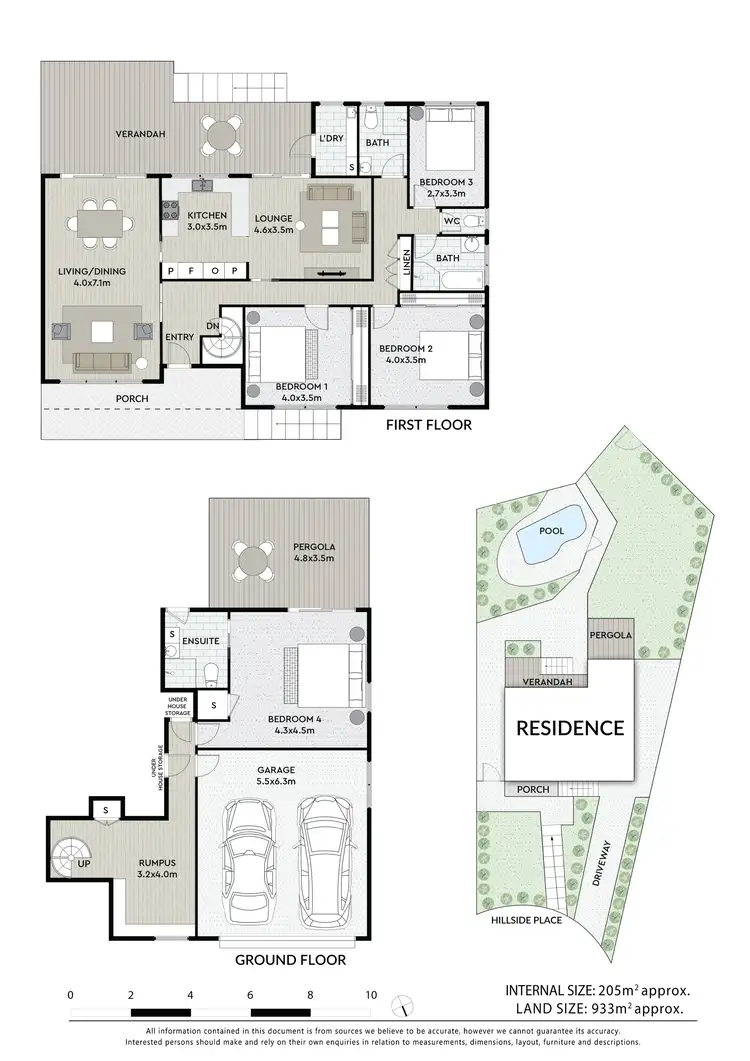 Floorplan of Homely house listing, 7 Hillside Place, West Pennant Hills NSW 2125