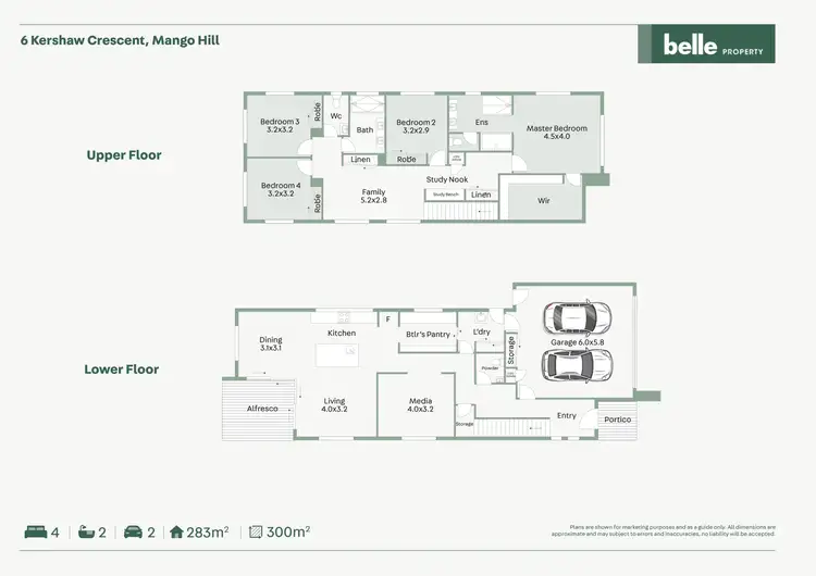 Floorplan of Homely house listing, 6 Kershaw Crescent, Mango Hill QLD 4509