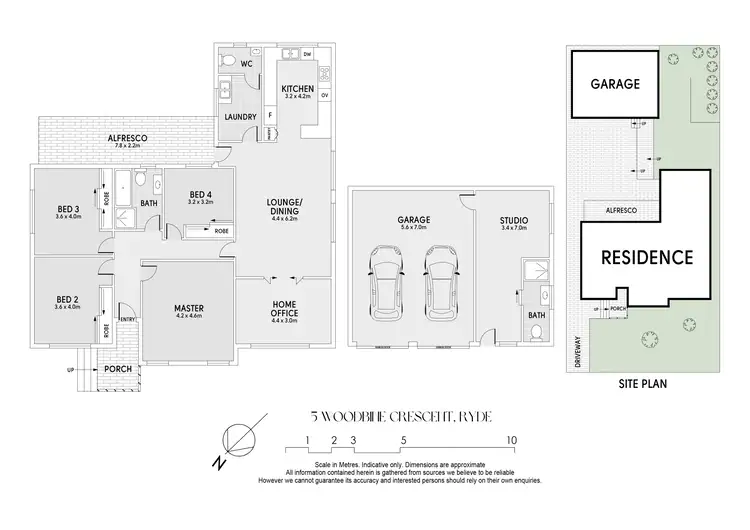 Floorplan of Homely house listing, 5 Woodbine Crescent, Ryde NSW 2112