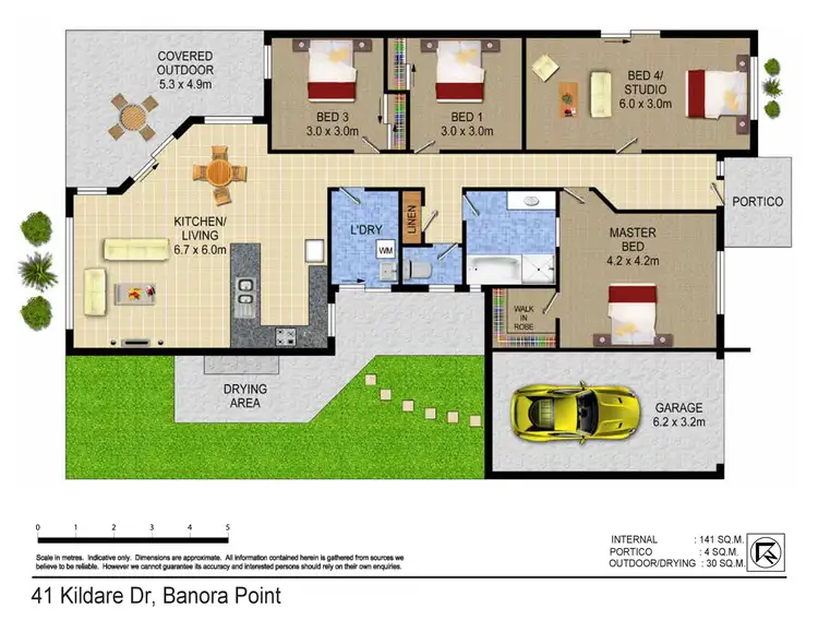 Floorplan of Homely house listing, 41 Kildare Drive, Banora Point NSW 2486