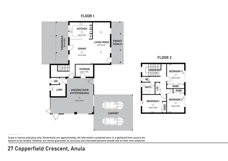 Floorplan of Homely house listing, 27 Copperfield Crescent, Anula NT 812
