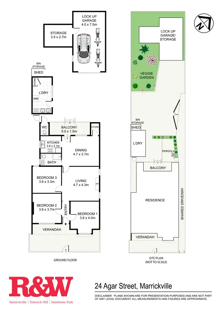 Floorplan of Homely house listing, 24 Agar Street, Marrickville NSW 2204