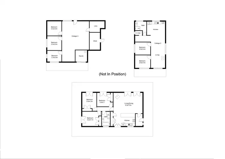 Floorplan of Homely rural property listing, 1370 Old Tolmie Road, Tolmie VIC 3723