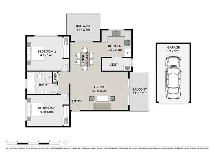 Floorplan of Homely unit listing, 3/31 The Avenue, Granville NSW 2142