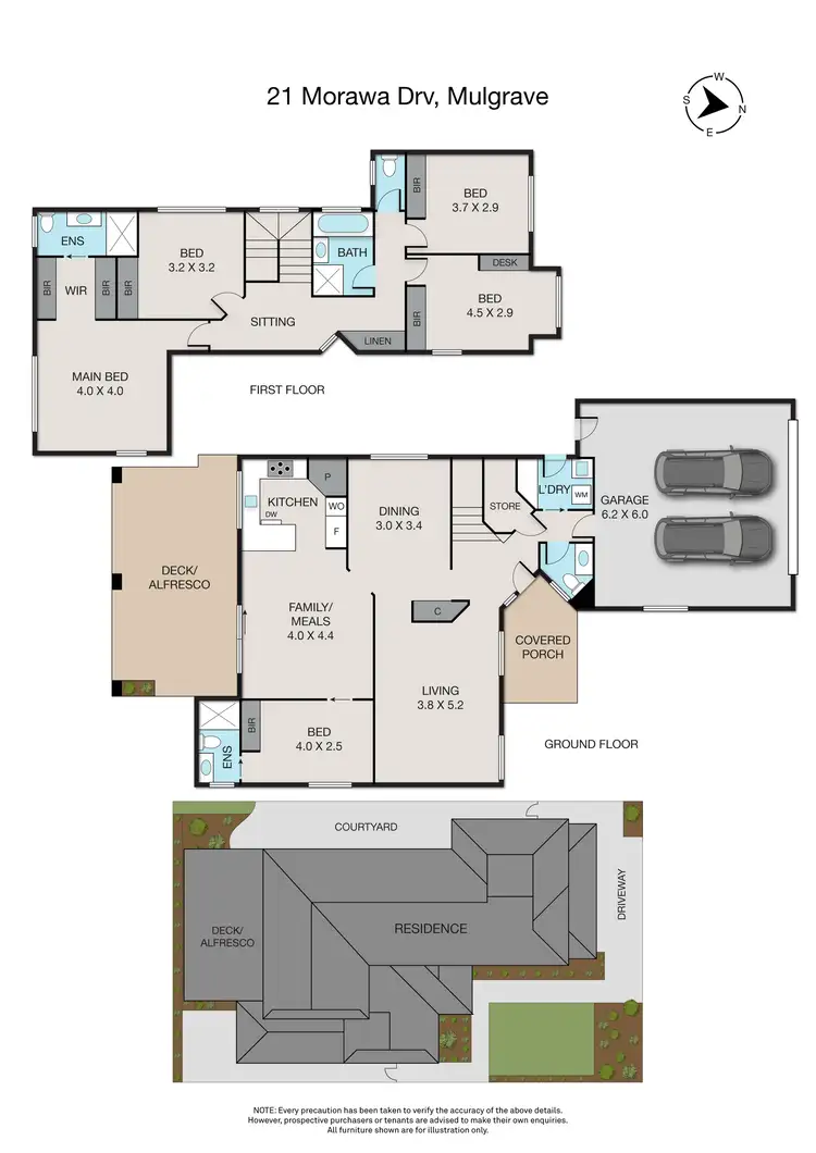 Floorplan of Homely house listing, 21 Morawa Drive, Mulgrave VIC 3170