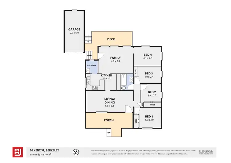 Floorplan of Homely house listing, 10 Kent Street, Berkeley NSW 2506