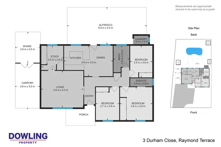 Floorplan of Homely house listing, 3 Durham Close, Raymond Terrace NSW 2324