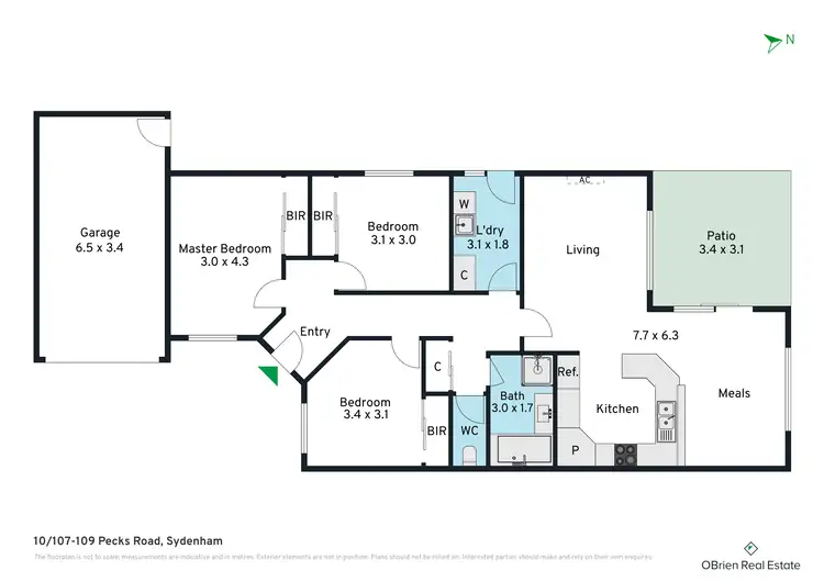 Floorplan of Homely unit listing, 10/107-109 Pecks Road, Sydenham VIC 3037