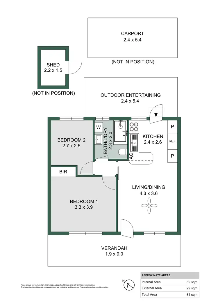 Floorplan of Homely unit listing, 3/11 Newland Street, Mount Barker SA 5251