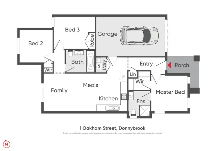 Floorplan of Homely house listing, 1 Oakham Street, Donnybrook VIC 3064
