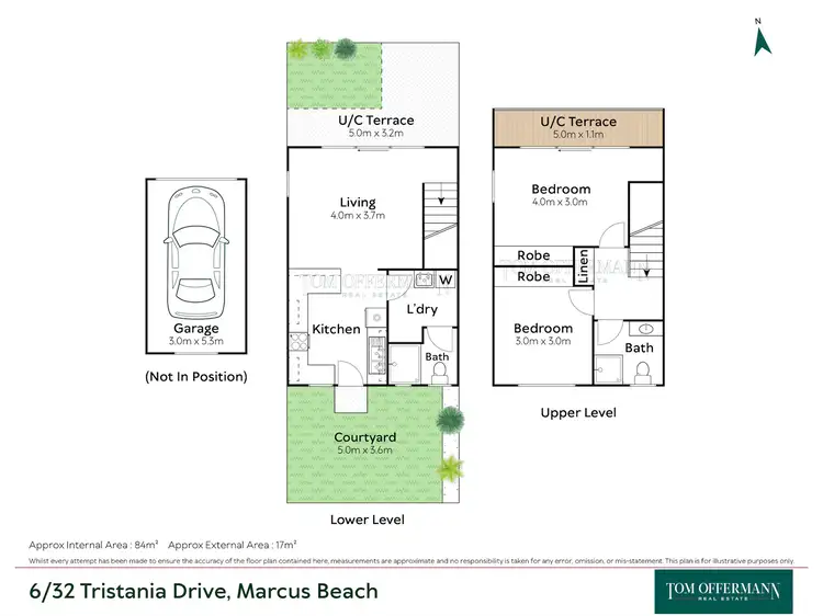 Floorplan of Homely unit listing, 6/32 Tristania Drive, Marcus Beach QLD 4573