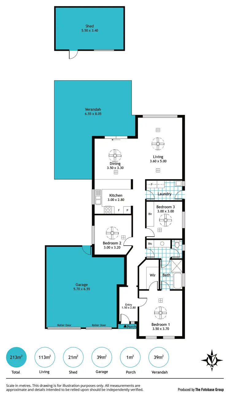 Floorplan of Homely house listing, 28 Kensington Street, Clovelly Park SA 5042