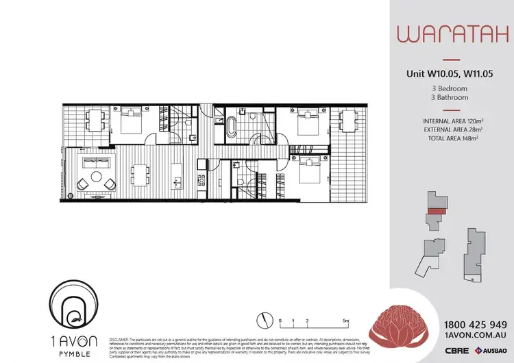 Floorplan of Homely apartment listing, W11.05/1 Avon Road, Pymble NSW 2073