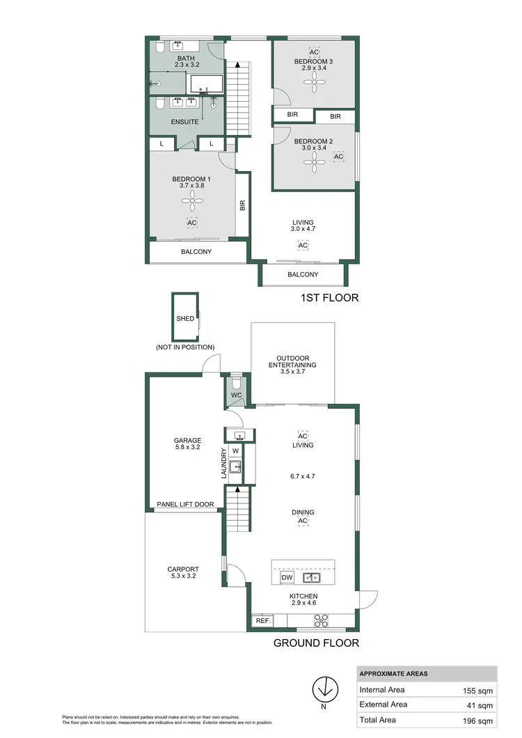 Floorplan of Homely house listing, 111D Tapleys Hill Road, Glenelg North SA 5045