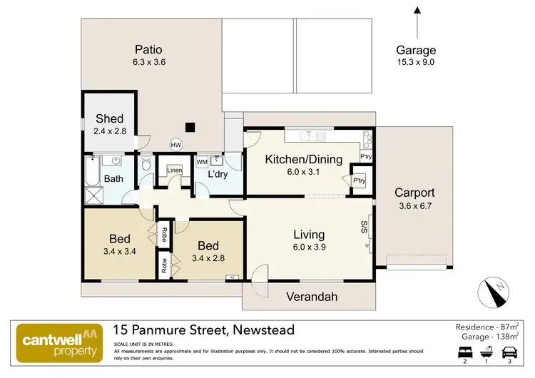 Floorplan of Homely house listing, 15 Panmure Street, Newstead VIC 3462