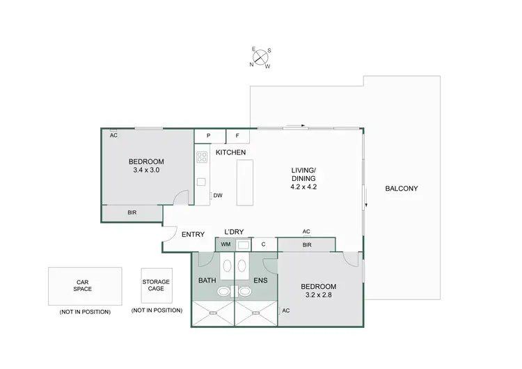 Floorplan of Homely apartment listing, 201/55 Barkly Street, Mordialloc VIC 3195