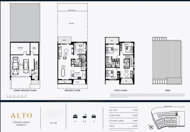 Floorplan of Homely house listing, 1 Alto Place, Norwest NSW 2153