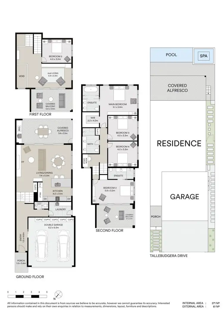 Floorplan of Homely house listing, 30A Tallebudgera Drive, Palm Beach QLD 4221