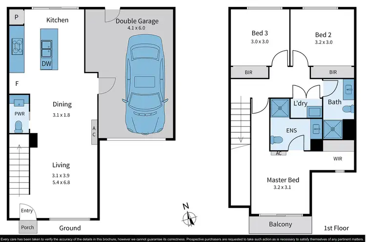 Floorplan of Homely townhouse listing, 4 Queenie Way, Cranbourne West VIC 3977