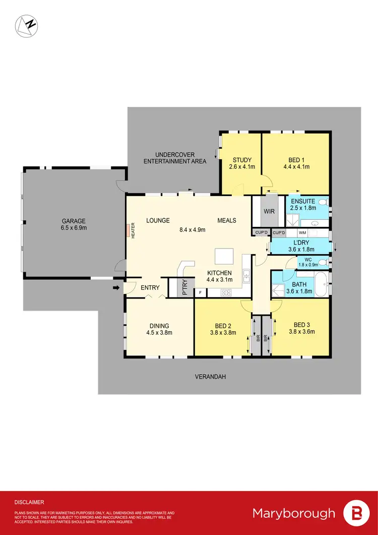 Floorplan of Homely house listing, 9 Ghost Gums Boulevarde, Maryborough VIC 3465