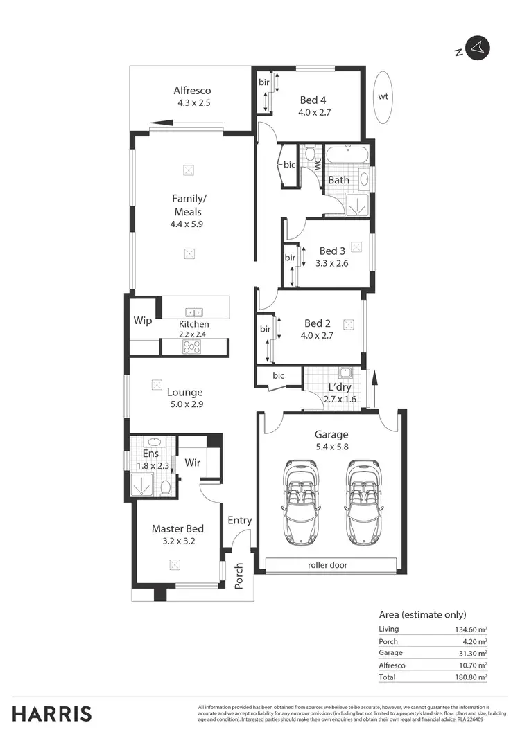 Floorplan of Homely house listing, 4 Hindmarsh Road, Angle Vale SA 5117