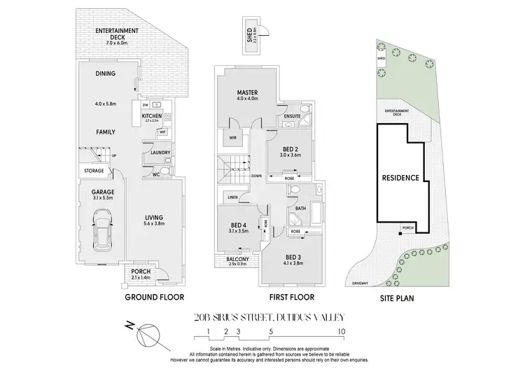Floorplan of Homely semi-detached listing, 20B Sirius Street, Dundas Valley NSW 2117