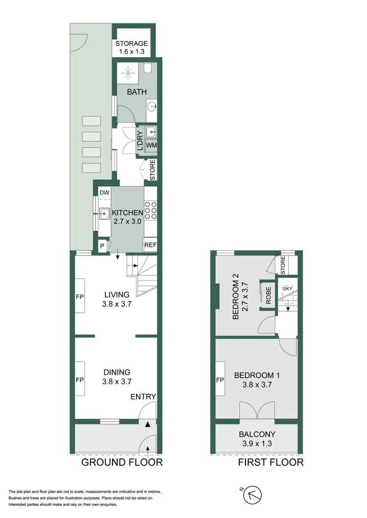 Floorplan of Homely terrace listing, 66 Ivy Street, Darlington NSW 2008