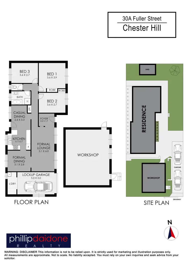 Floorplan of Homely house listing, 30a Fuller Street, Chester Hill NSW 2162