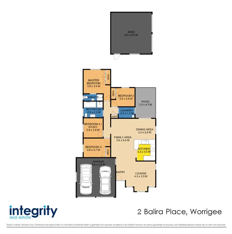Floorplan of Homely house listing, 2 Balira Place, Worrigee NSW 2540