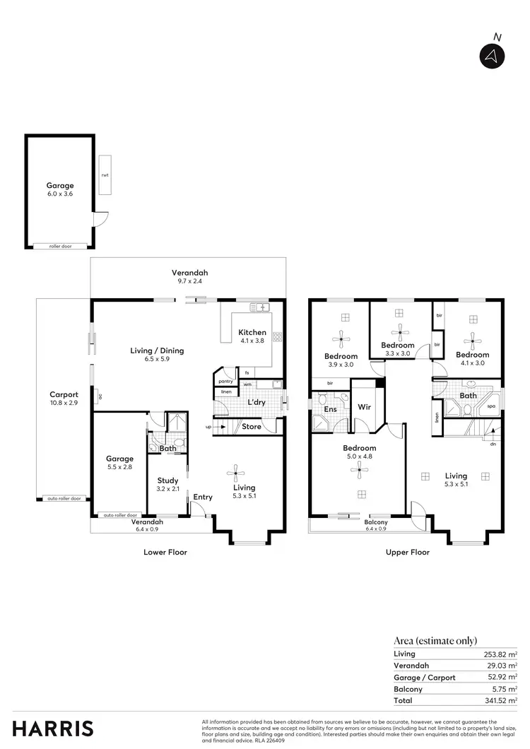 Floorplan of Homely house listing, 39 Garden Terrace, Lockleys SA 5032