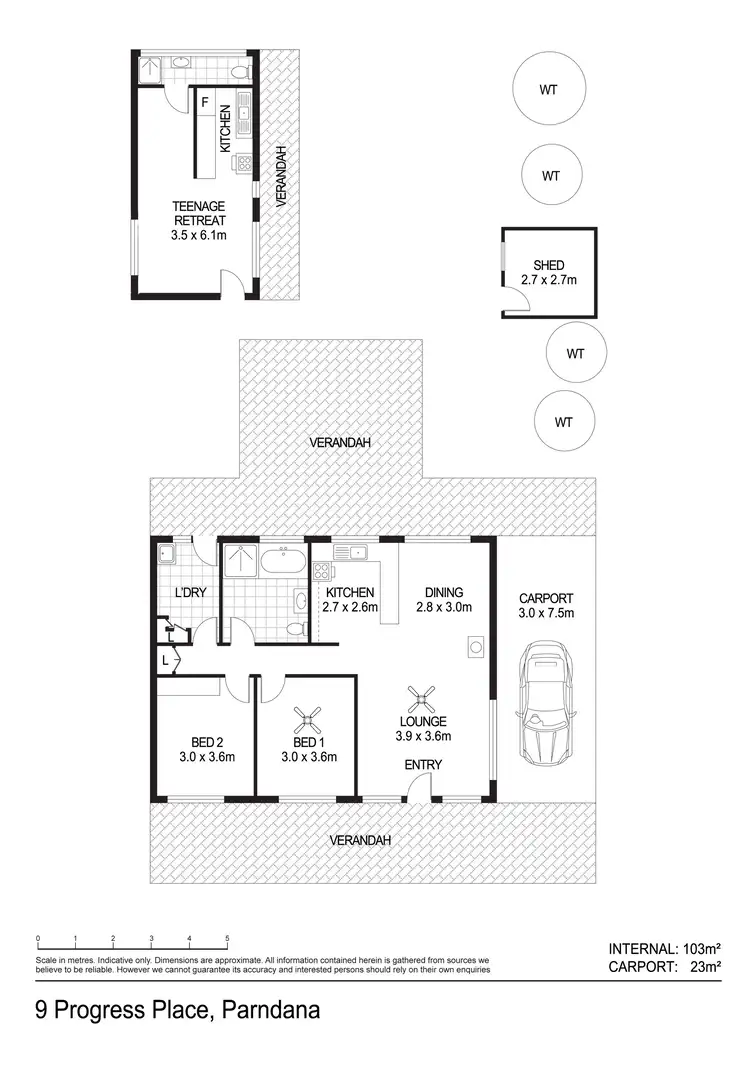 Floorplan of Homely house listing, 9 Progress Place, Parndana SA 5220