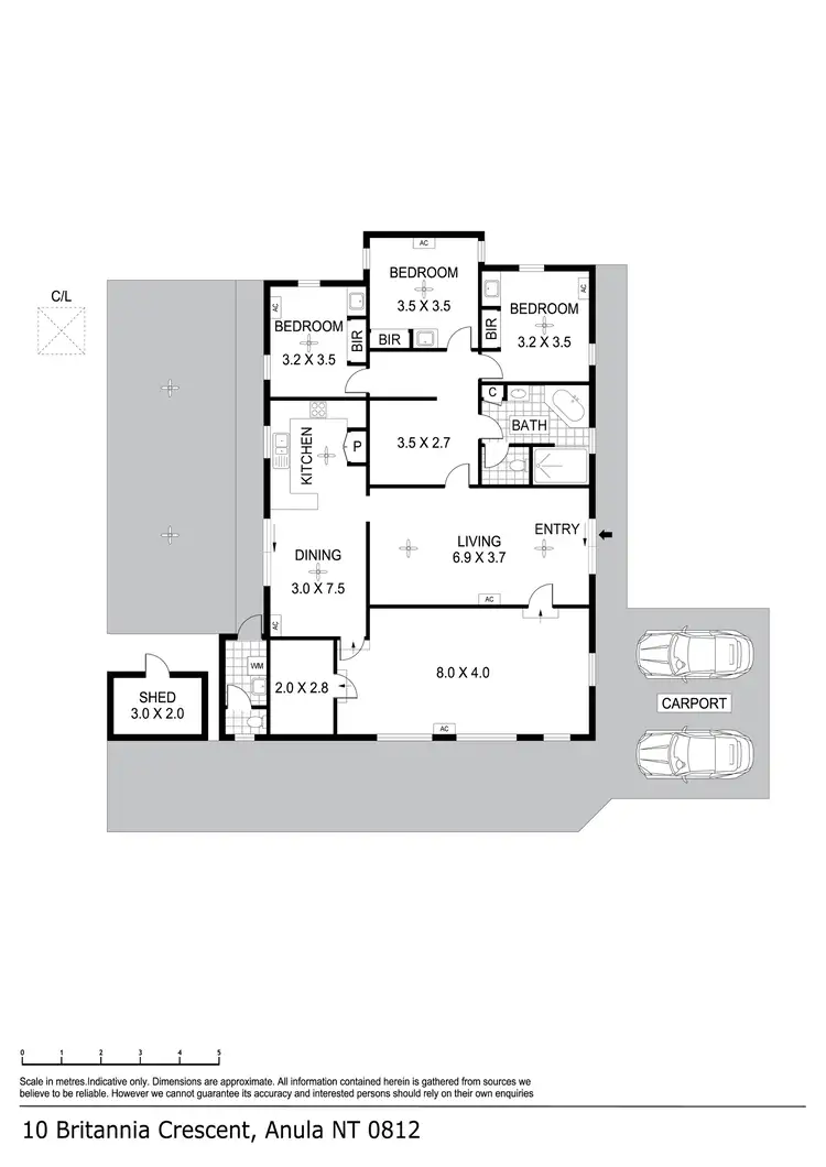 Floorplan of Homely house listing, 10 Britannia Crescent, Anula NT 812