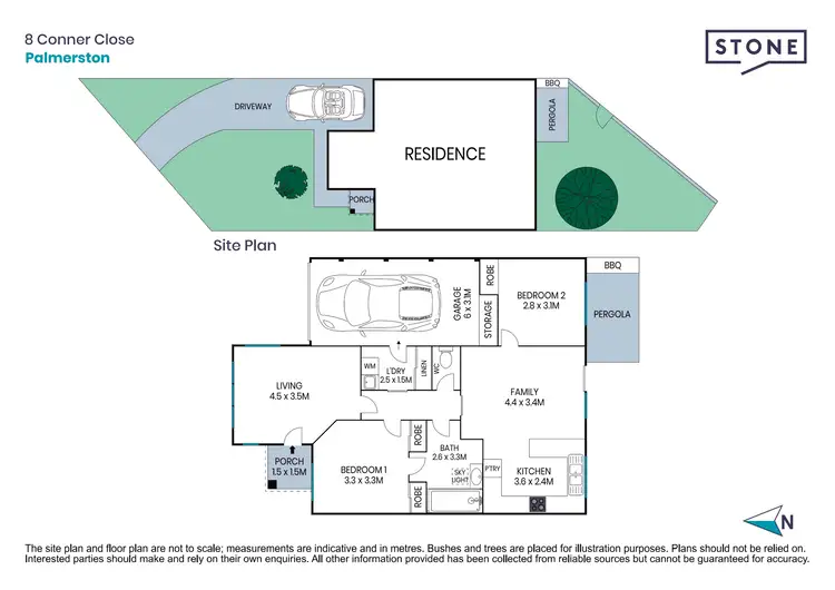 Floorplan of Homely townhouse listing, 8 Conner Close, Palmerston ACT 2913