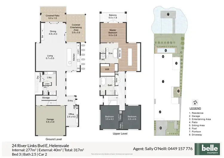 Floorplan of Homely house listing, 24 River Links Boulevard East, Helensvale QLD 4212